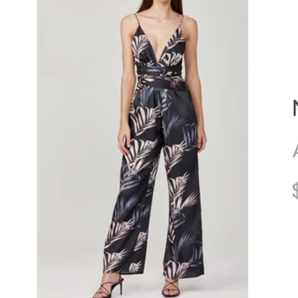 Significant Other Floral Jumpsuit - Picture 1 of 4